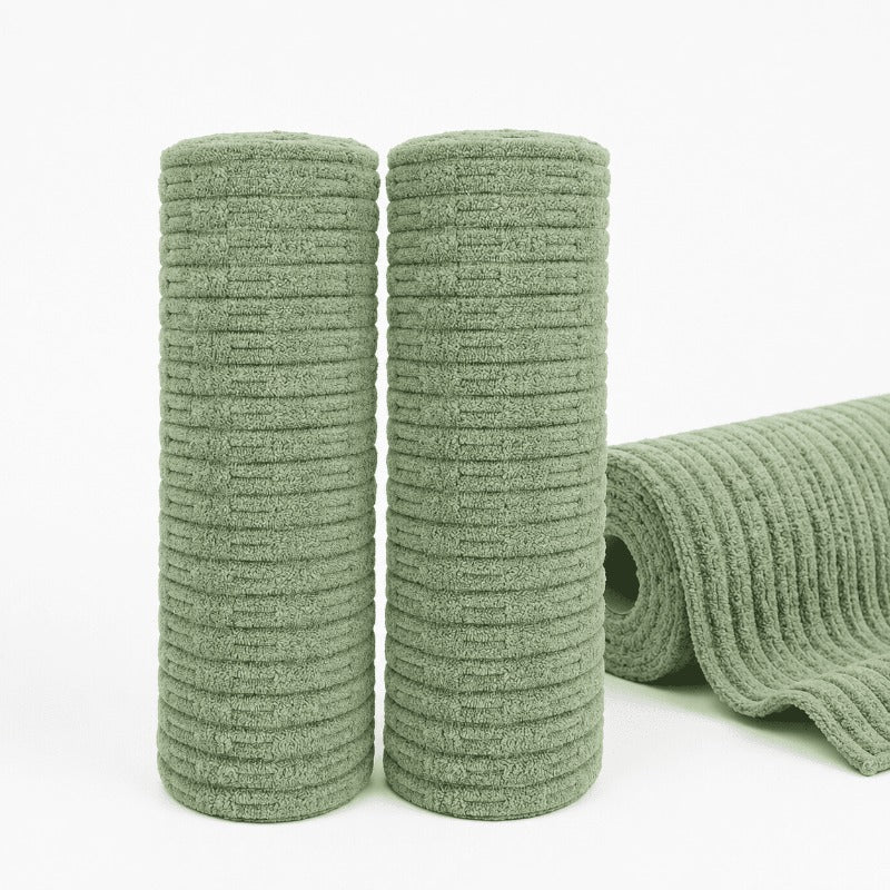 20-Roll Reusable Microfiber Towel System – 400 Washable Easy-Tear Cleaning Cloths