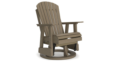 BUY 1 GET 1 FREE – Cedarbrook 360° Swivel Glider HDPE Adirondack Chairs, 2-Chair Outdoor Set