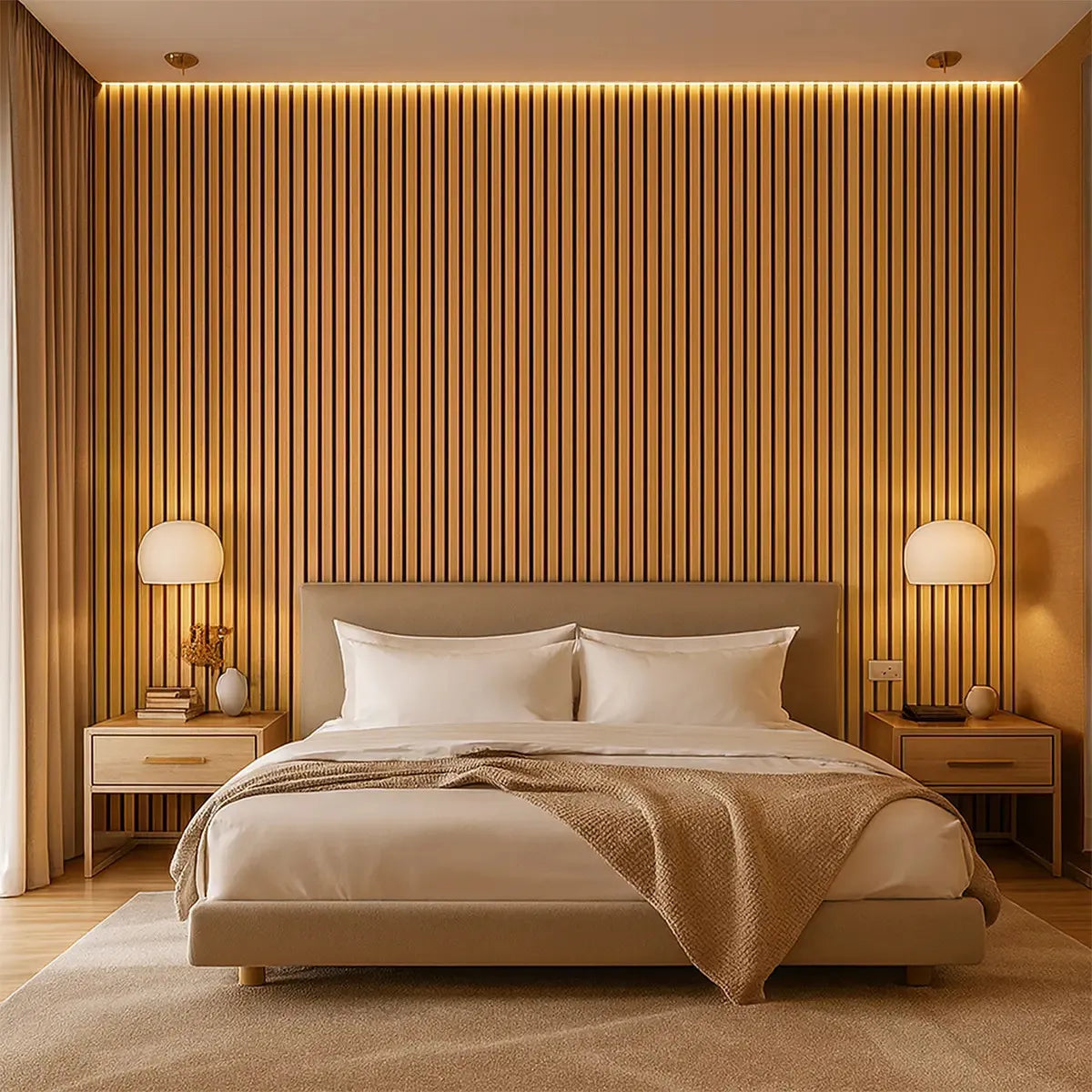 Peel & Stick Slat Wall Panels — 10-Pack