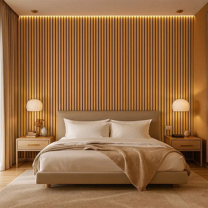 Peel & Stick Slat Wall Panels — 10-Pack