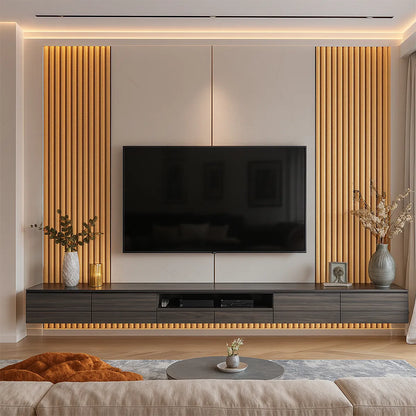 Peel & Stick Slat Wall Panels — 10-Pack