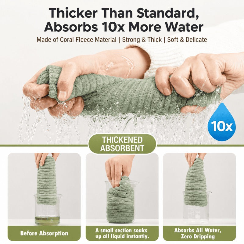 20-Roll Reusable Microfiber Towel System – 400 Washable Easy-Tear Cleaning Cloths